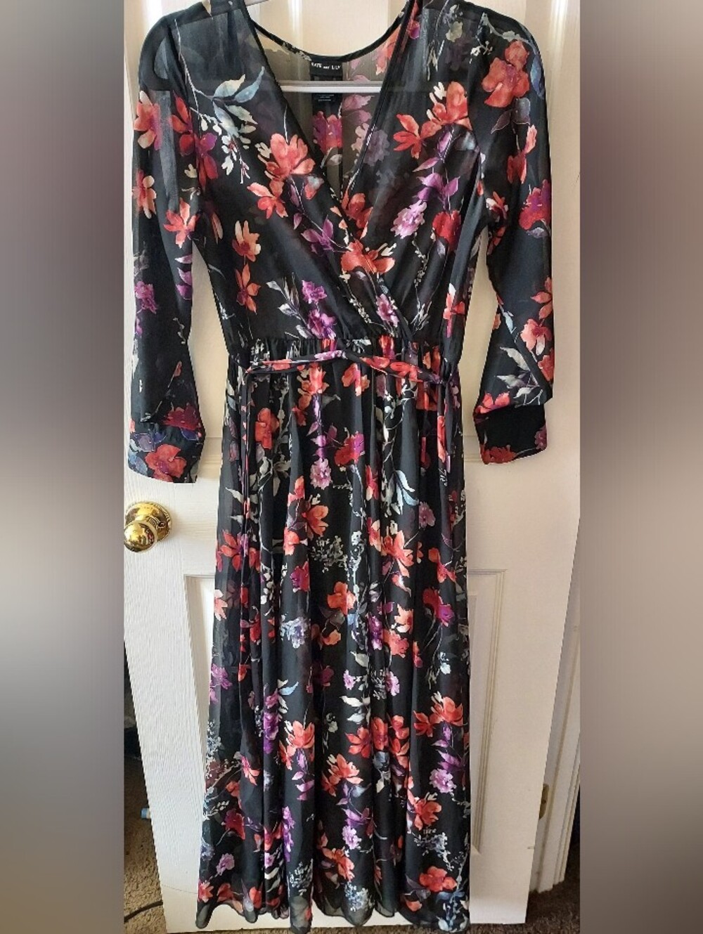 Floral Chiffon-Style Maxi Dress from Kate & Lily